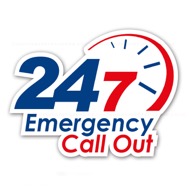 STKPN00089-24-7-Emergency-Call-Out-Contour-Cut-A4-Sticker